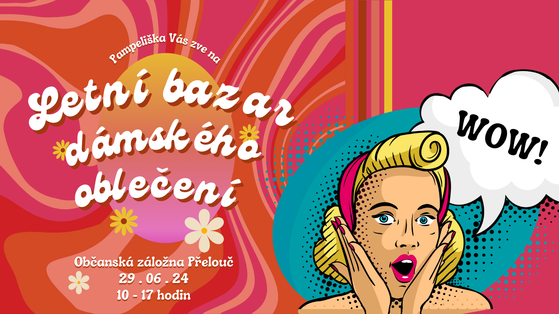 Srdečně Vás zveme na charitativní bazar dámského oblečení