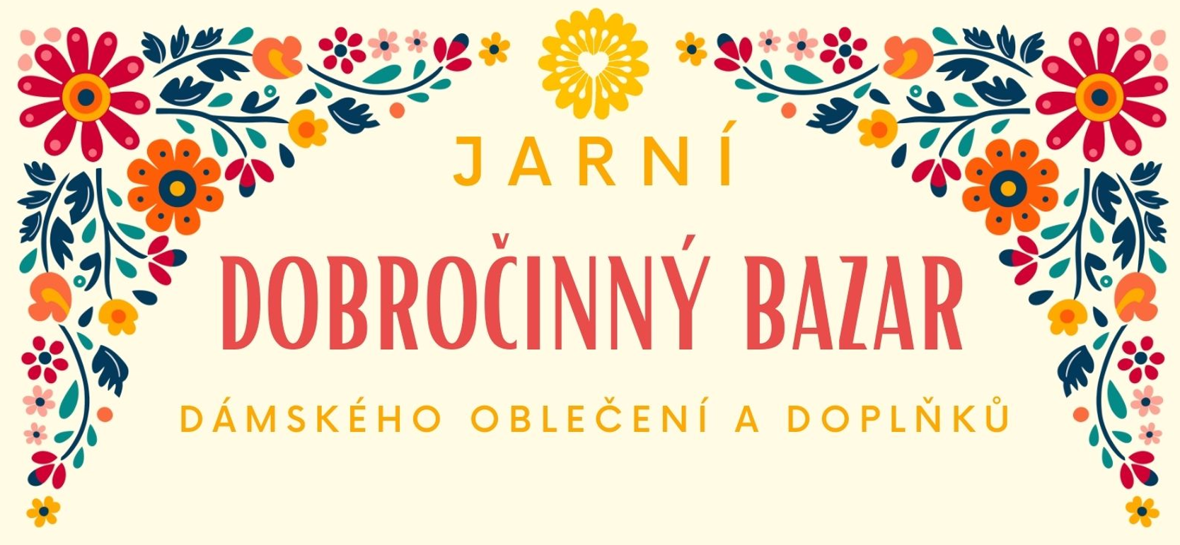 jarní dobročinný bazar